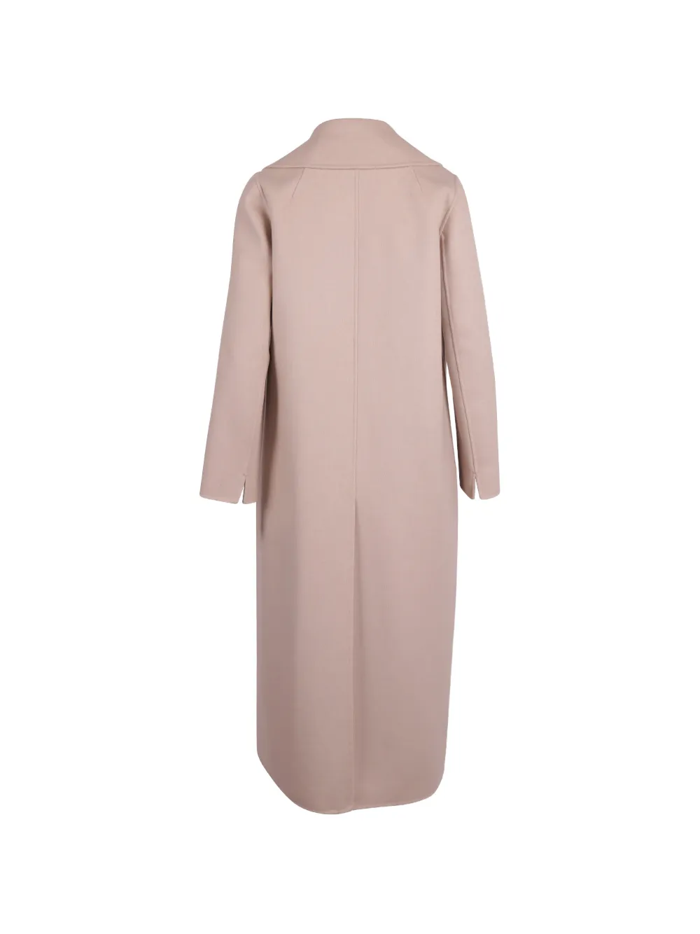 'S Max Mara Wollen jas met gekerfde revers Beige