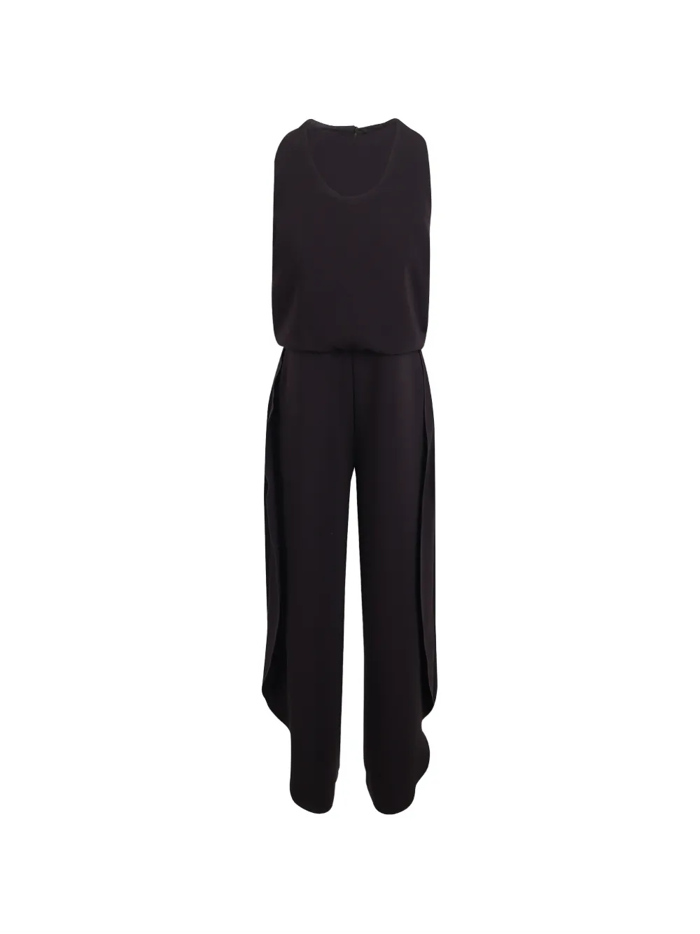 Max Mara Cady draped sleeveless jumpsuit - Nero