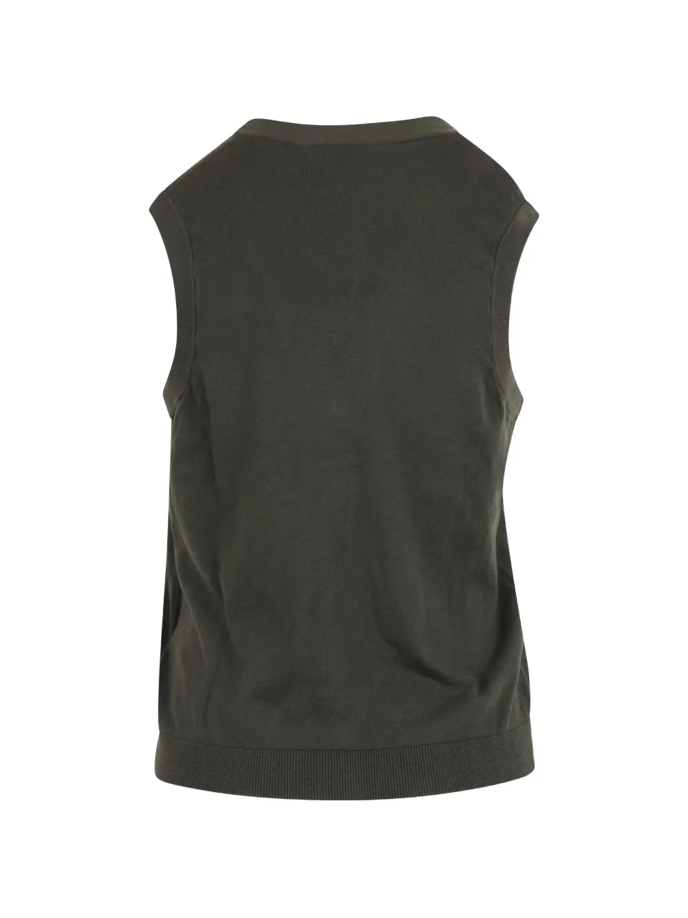 'S Max Mara V-neck button-up vest Groen