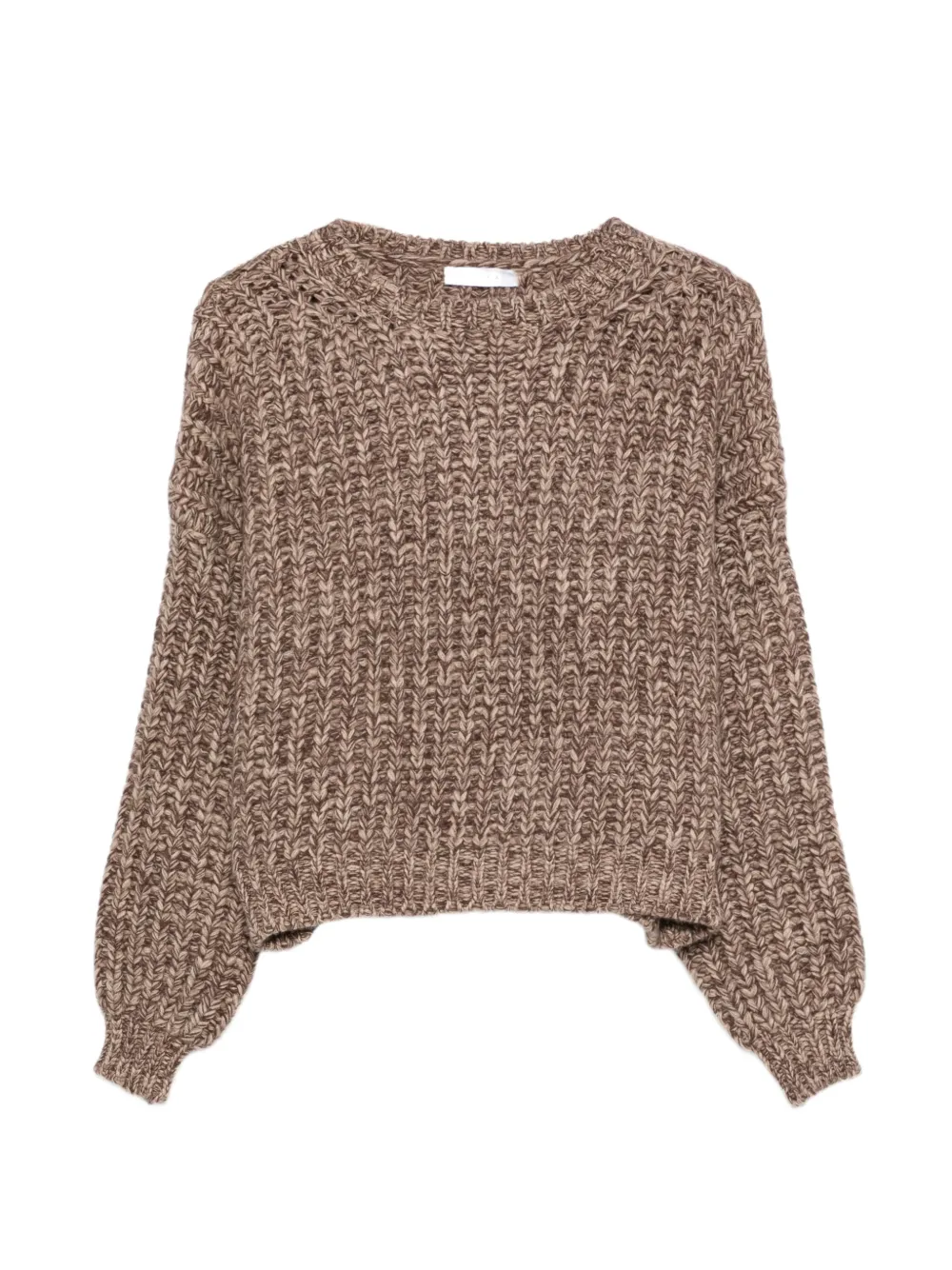 Liska Chunky-knit Sweater In Purple