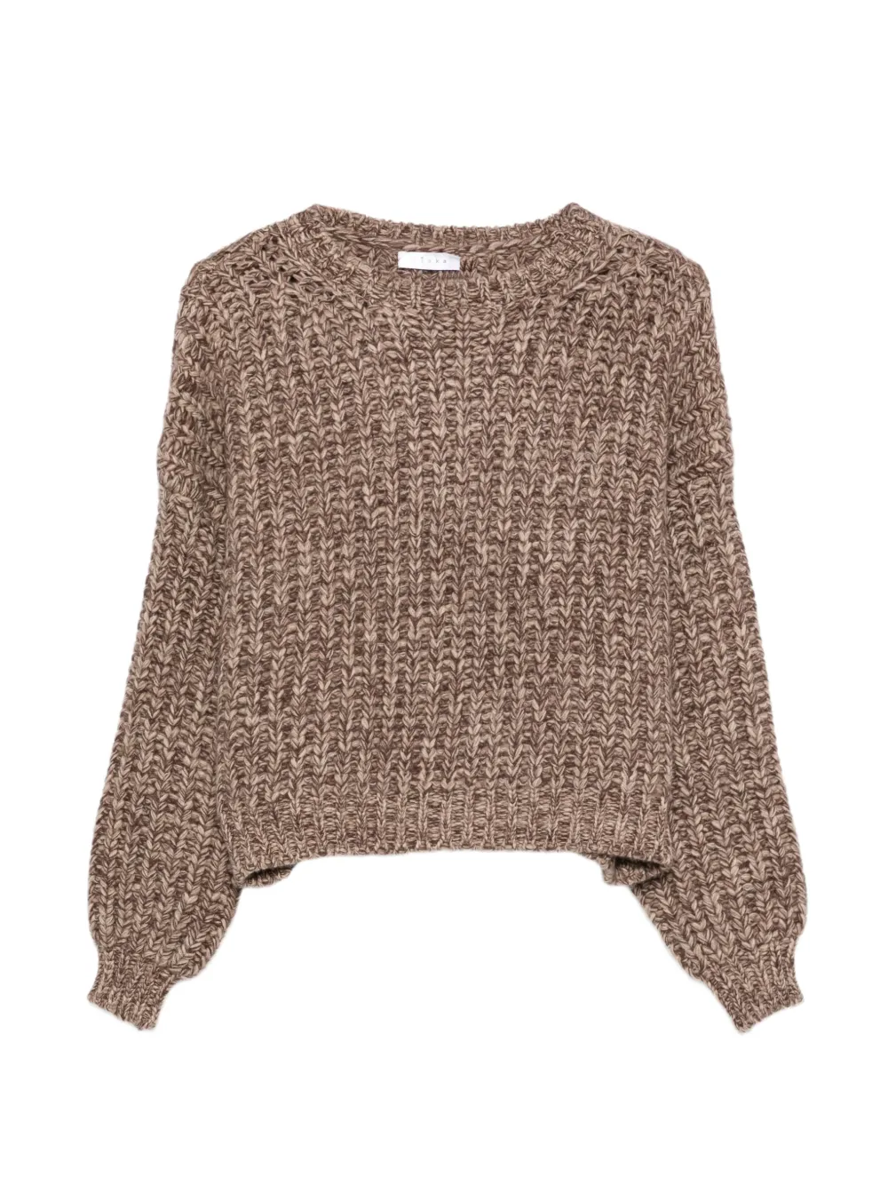Liska pull en maille épaisse - Marron Liska pull en maille épaisse - Marron