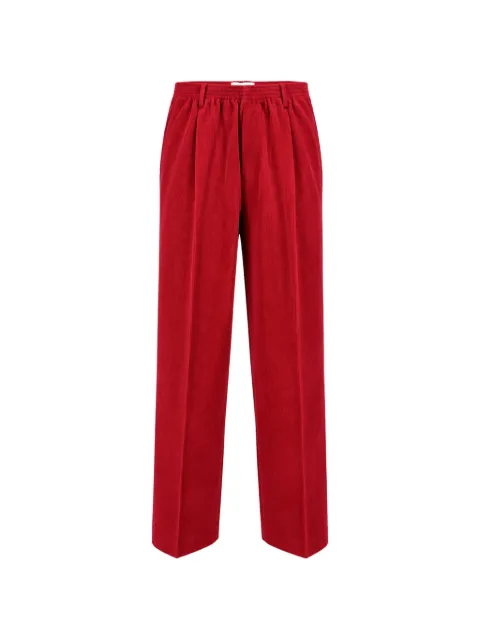 Cellar Door pleated corduroy trousers