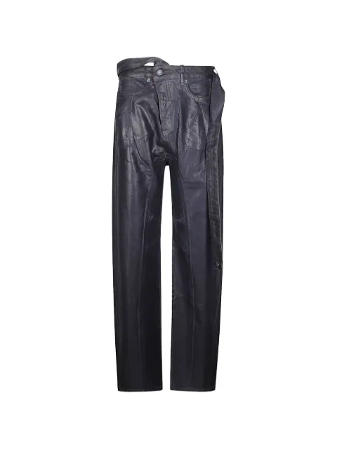 Ottolinger coated asymmetric jeans