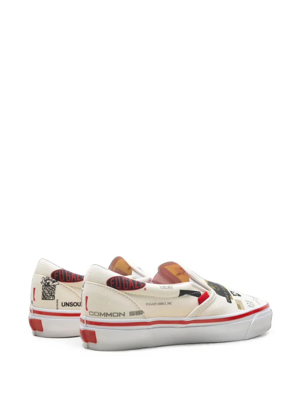 Vans graphic-print LX Classic Slip-On 98 sneakers Wit