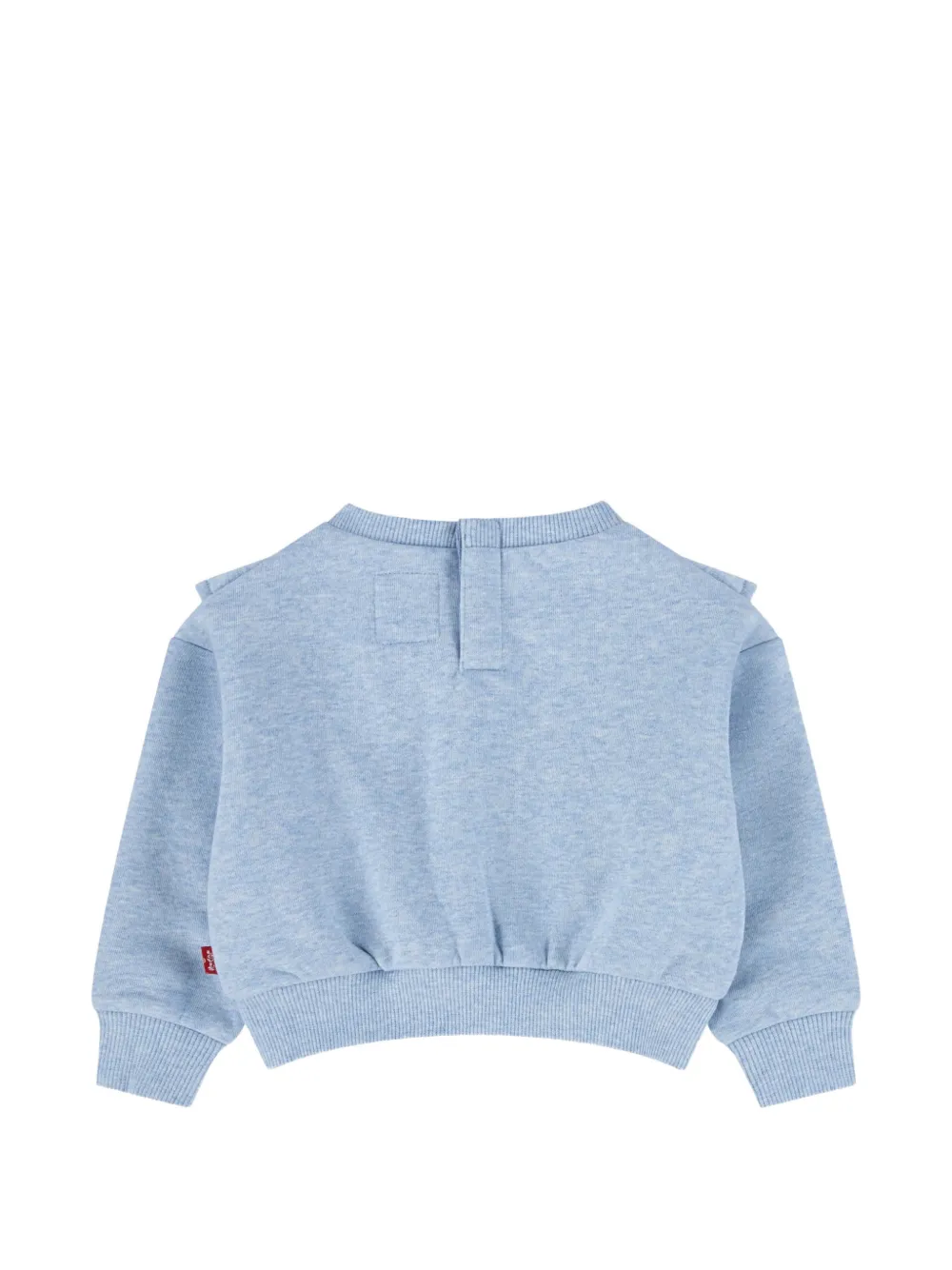 Levi's Kids ruffled crew joggers and sweatshirt set Blauw