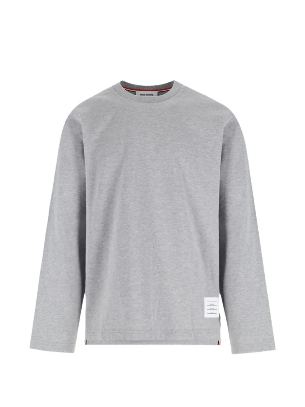 Thom Browne RWB stripe long-sleeve T-shirt · 0