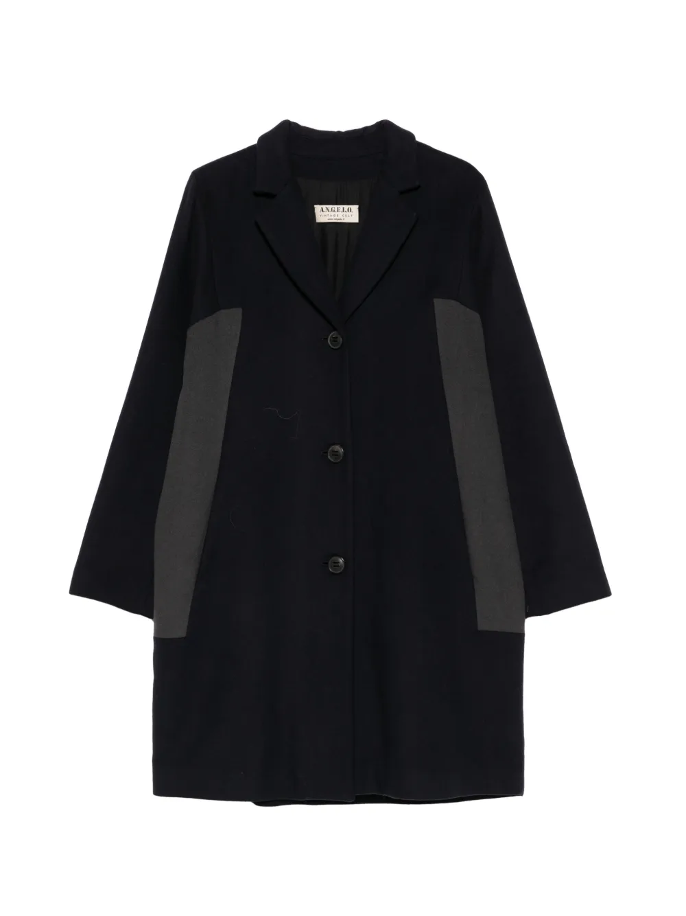 A.N.G.E.L.O. Vintage Cult 2000s panelled single-breasted coat - Blau