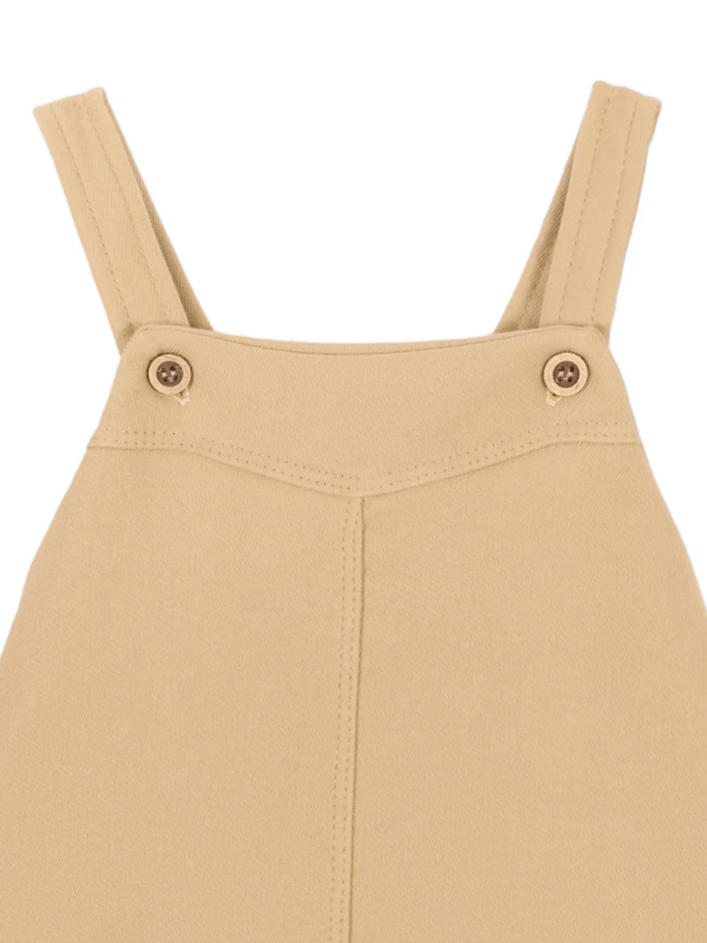Bamboom Schortjurk met knoopsluiting Beige