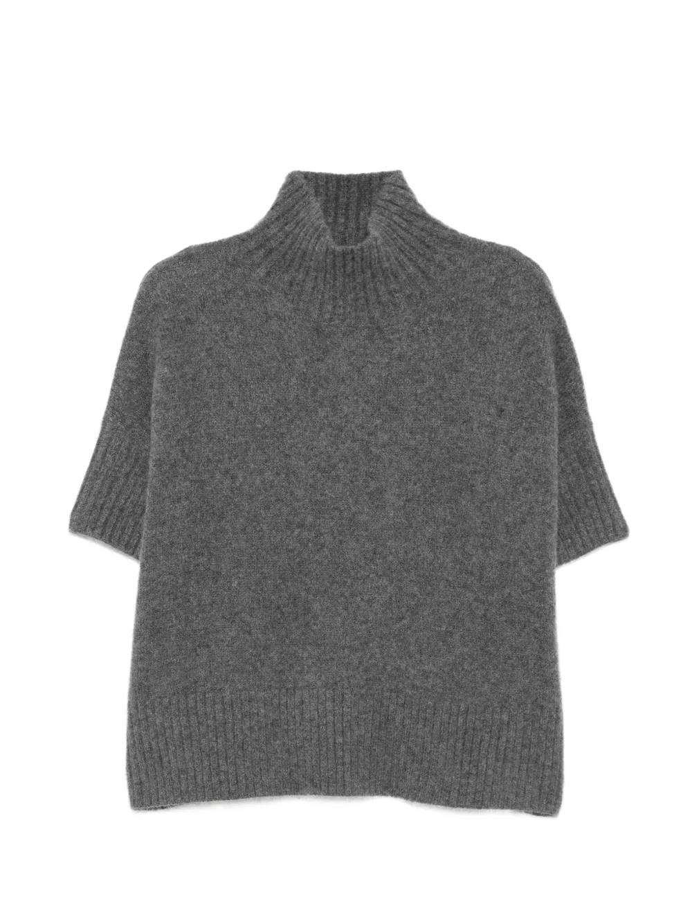 Kristensen Du Nord ribbed-trim short-sleeve sweater