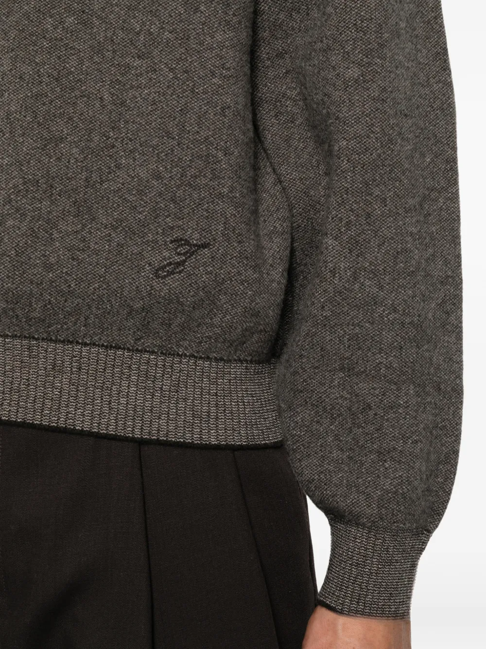 Jacquemus The Pelota trui met geribbelde afwerking Grijs