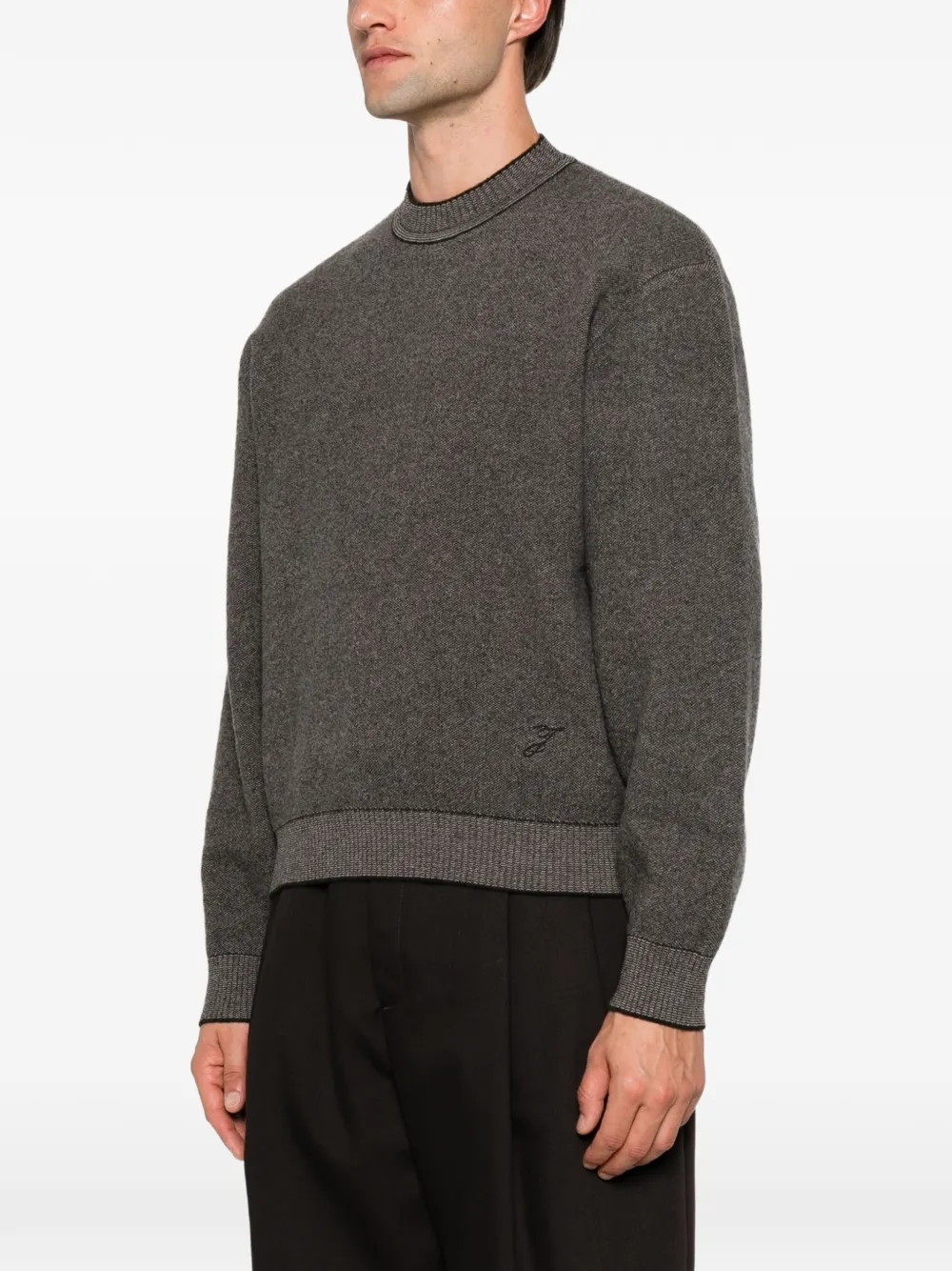 Jacquemus The Pelota trui met geribbelde afwerking Grijs
