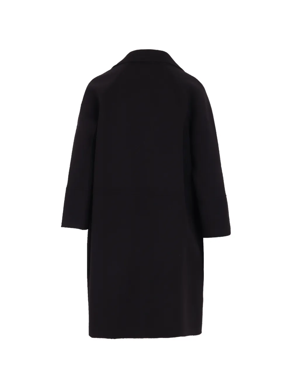 'S Max Mara notched-lapel coat Zwart