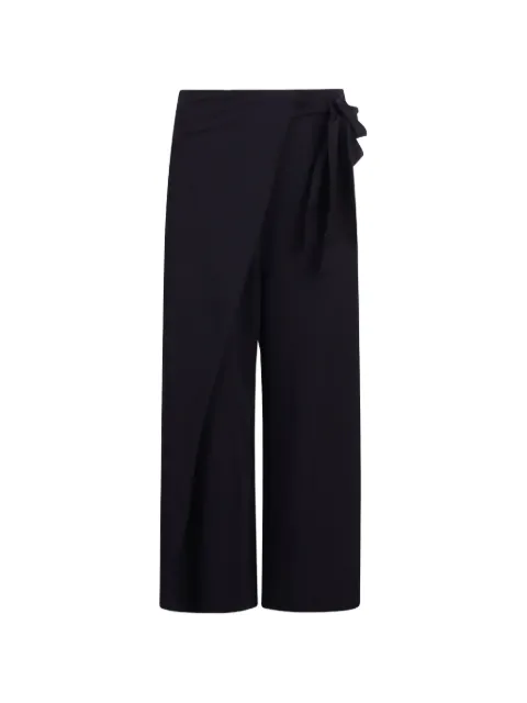 Jovonna Zozo wrap-style palazzo pants 