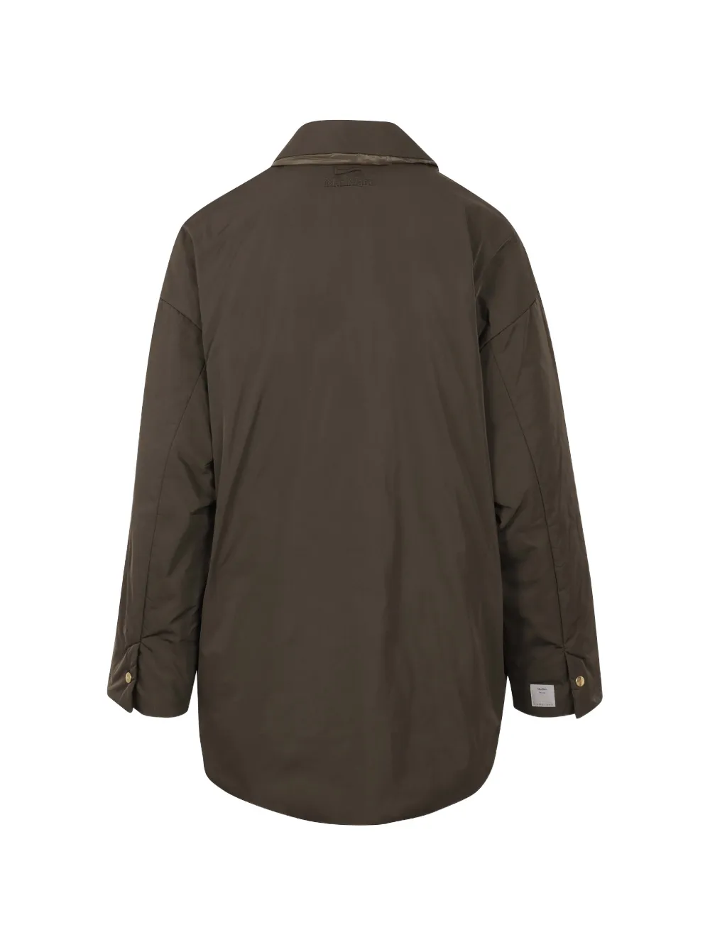 Max Mara Jack met knopen en geborduurd logo Bruin