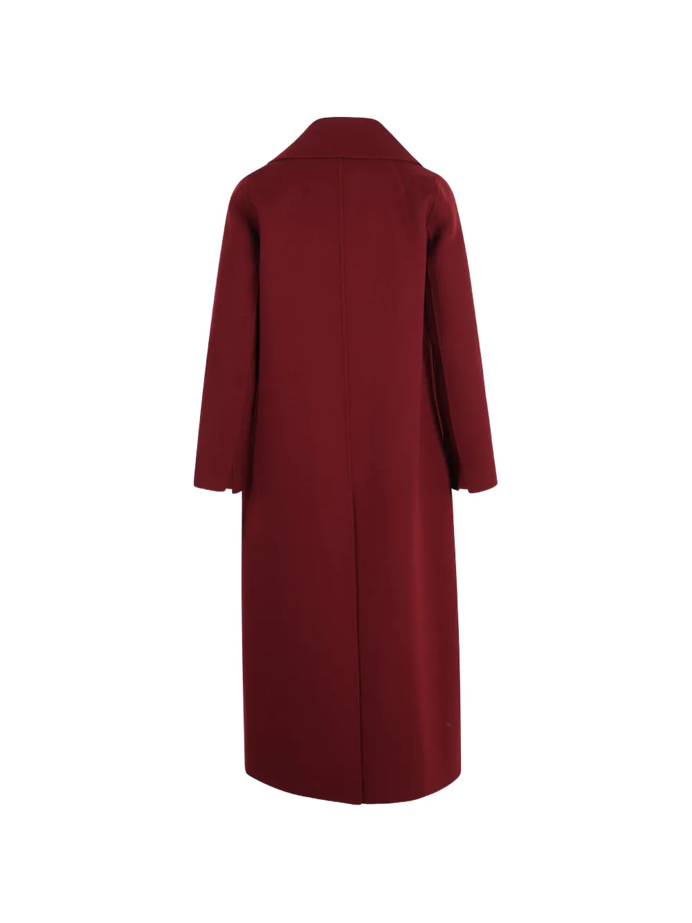'S Max Mara Jas met gekerfde revers en lange mouwen Rood