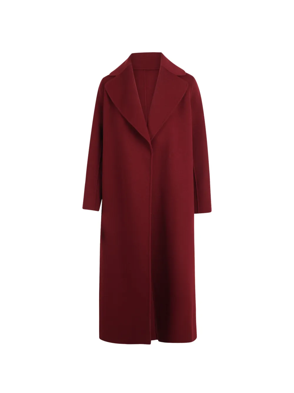 'S Max Mara notched-lapels long-sleeve coat - Red