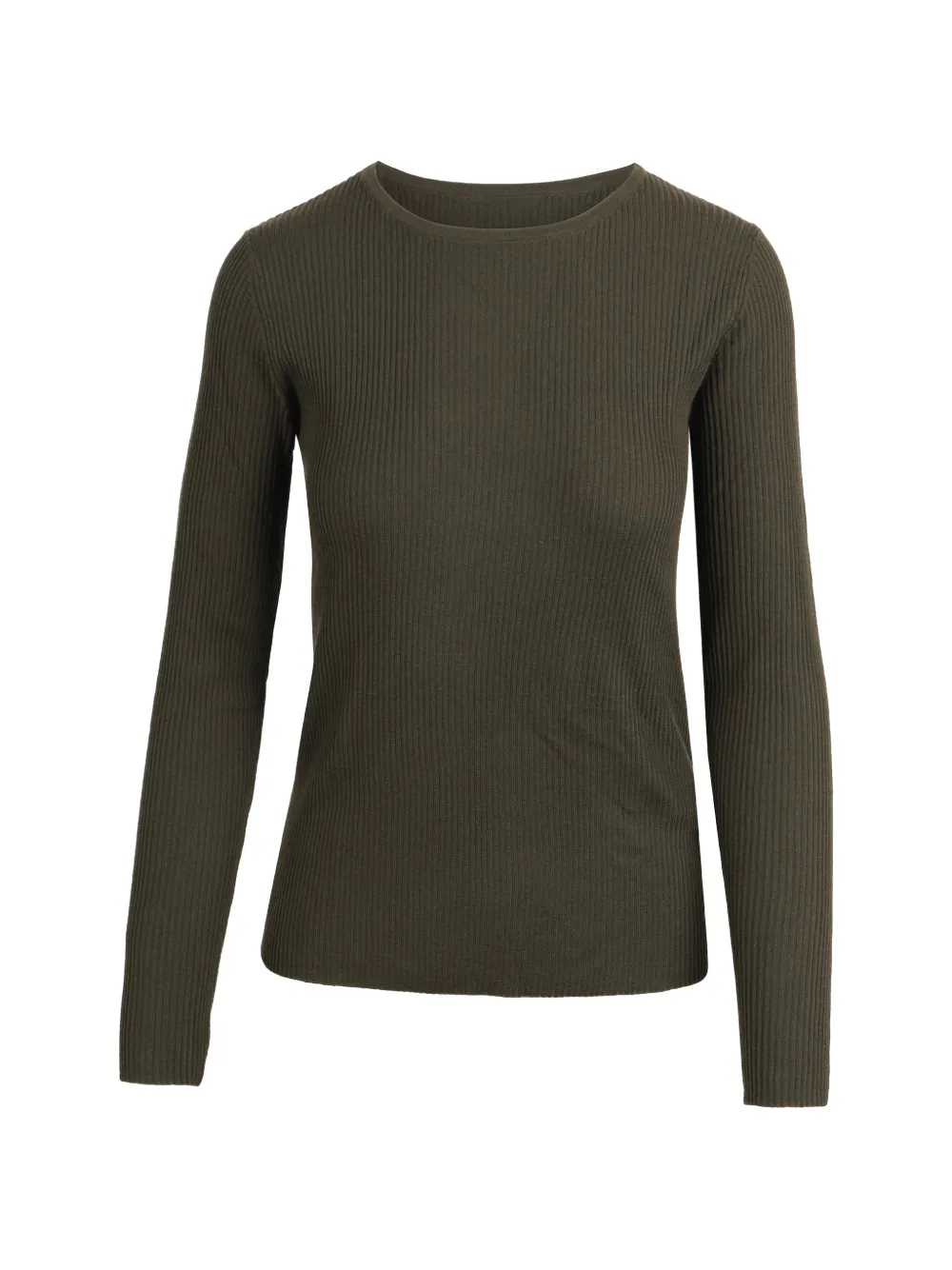 'S Max Mara ribbed-knit button-cuff sweater - Verde