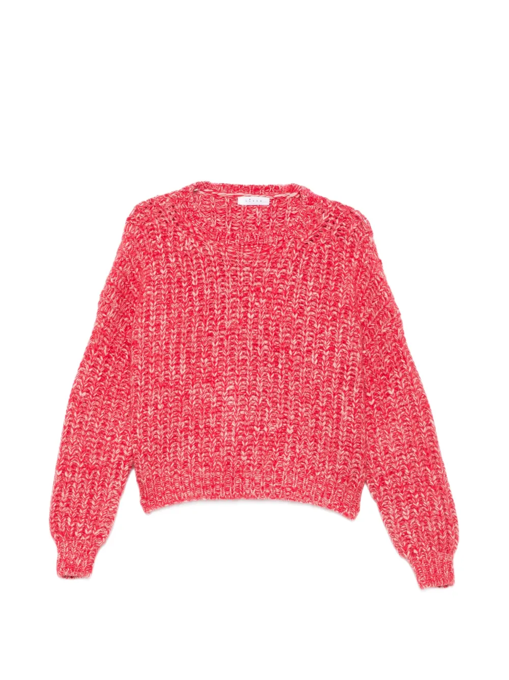 Liska chunky-knit sweater - Red