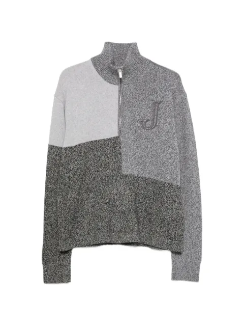 Jacquemus The Orlando patchwork half-zip sweater