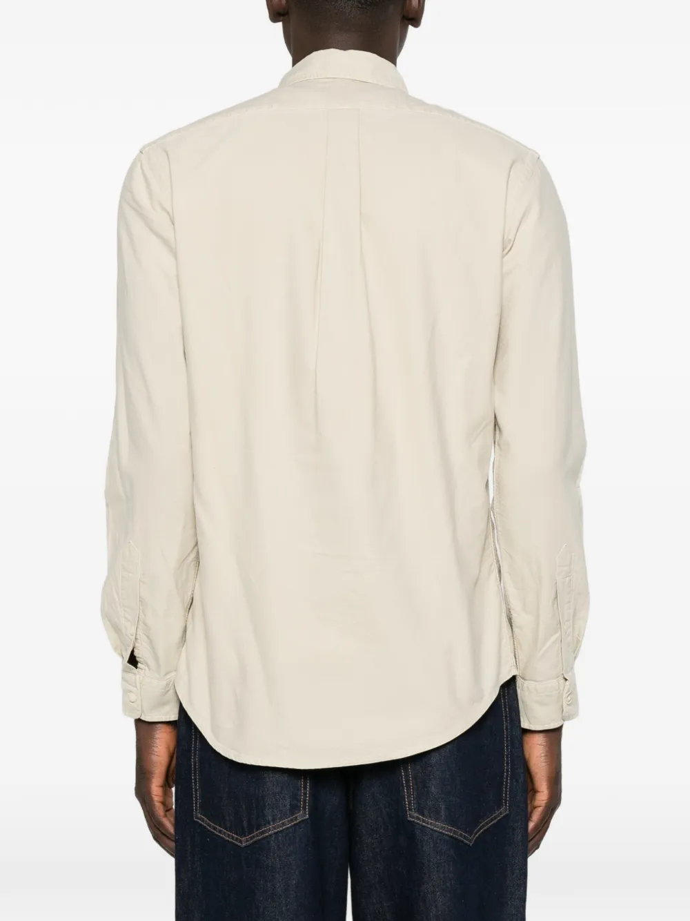 Polo Ralph Lauren Overhemd met geborduurd logo Beige
