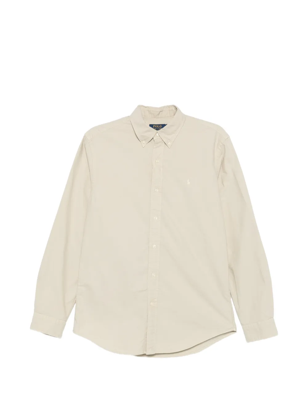 Polo Ralph Lauren embroidered-logo button-down shirt - Toni neutri