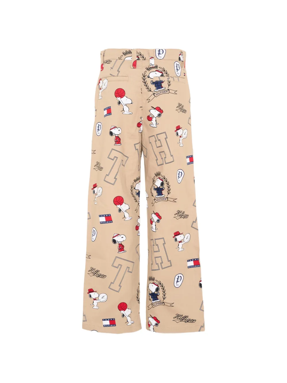 Tommy Hilfiger Junior Straight broek Beige