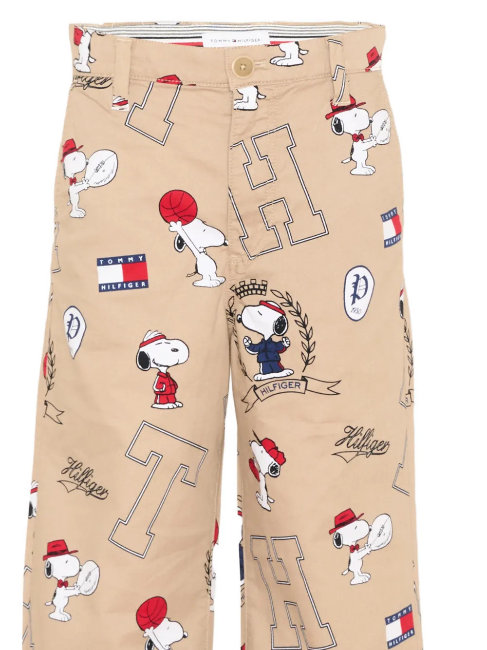 Tommy Hilfiger Junior Straight broek Beige