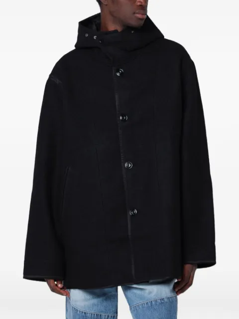OUR LEGACY Liner hooded wool jacket