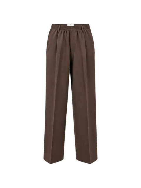 Cellar Door pleated elasticated-waist trousers