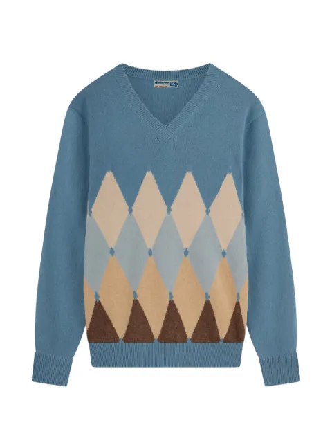 Ballantyne Diamond V-neck sweater