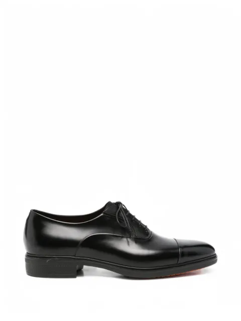 Santoni cap-toe Oxford shoes