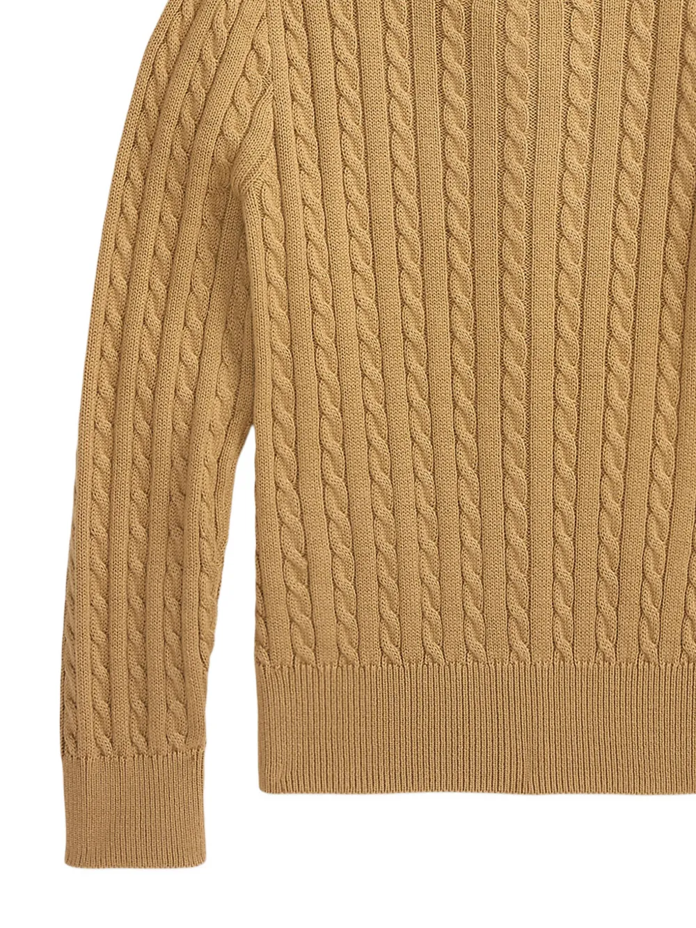 POLO RALPH LAUREN KIDS Polo Bear mini-kabelvest van katoen Beige