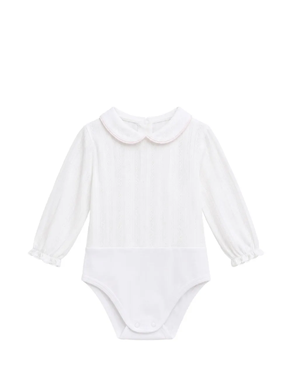 La Stupenderia Set met bouclé shorts en body met strikdetail Wit