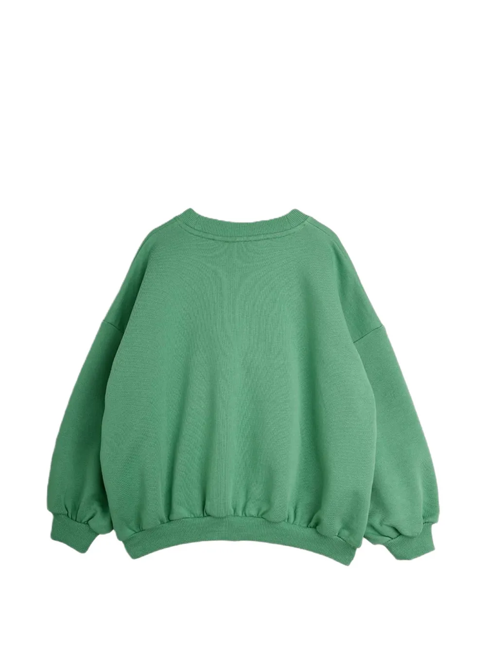 Mini Rodini Sweater met olifantspitsmuis-patch Groen