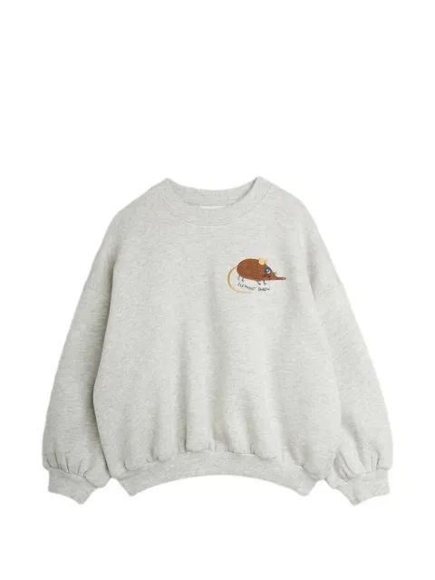 Mini Rodini elephant shrew-embroidered sweater