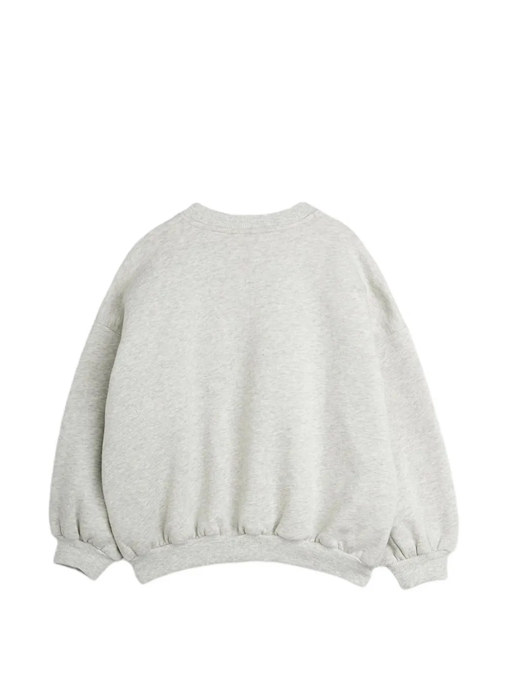 Mini Rodini Sweater met geborduurde olifantspitsmuis Grijs
