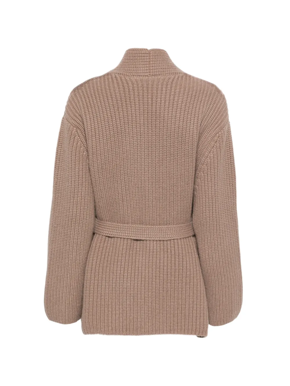 Liska Ribgebreid vest Beige