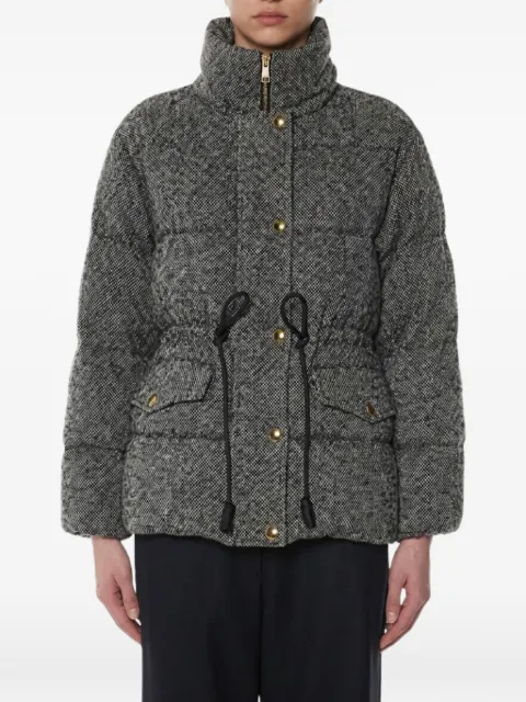 Moncler tweed-effect padded jacket