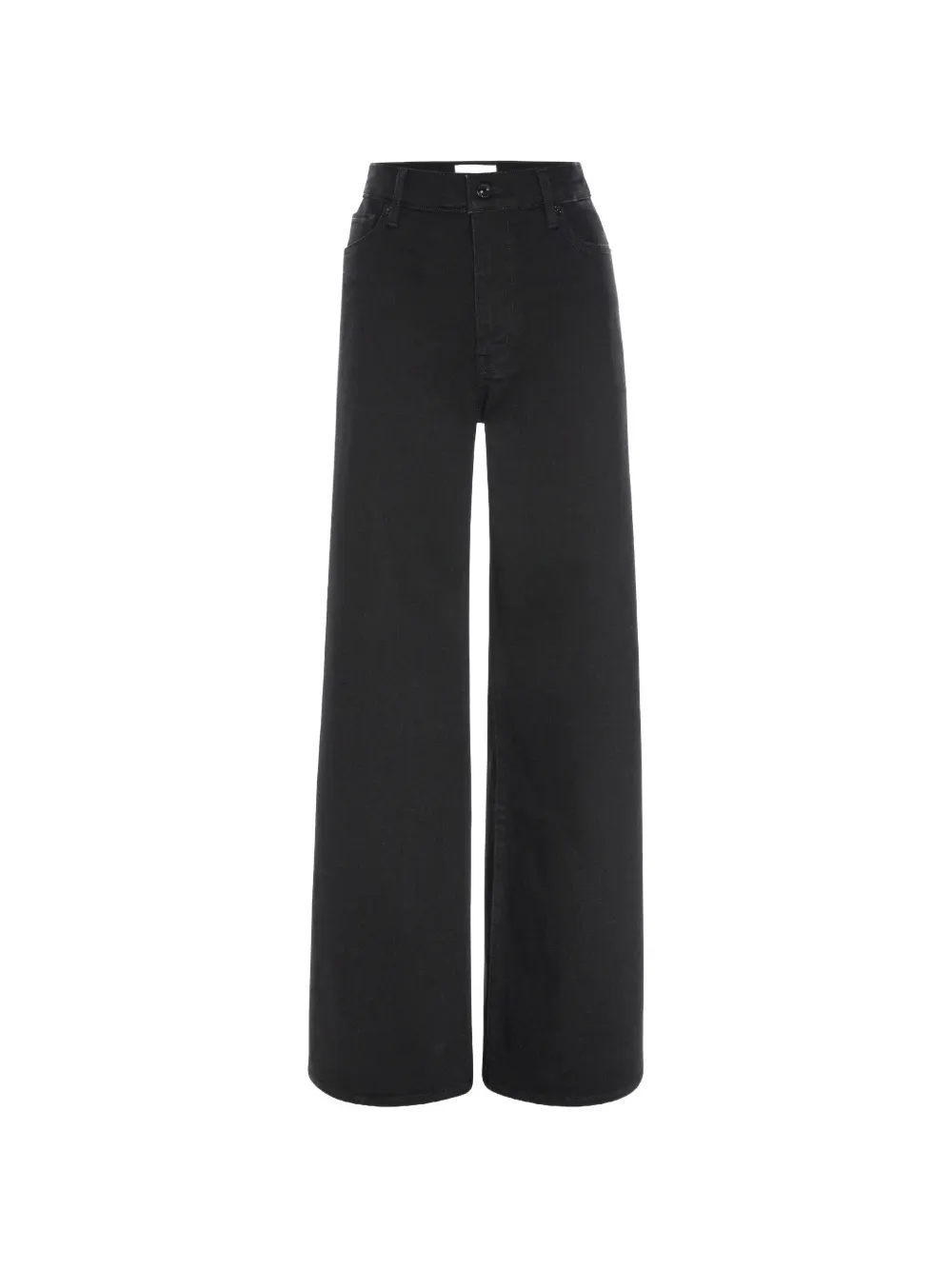 FRAME The Palace jeans met hoge taille en wijde pijpen Zwart