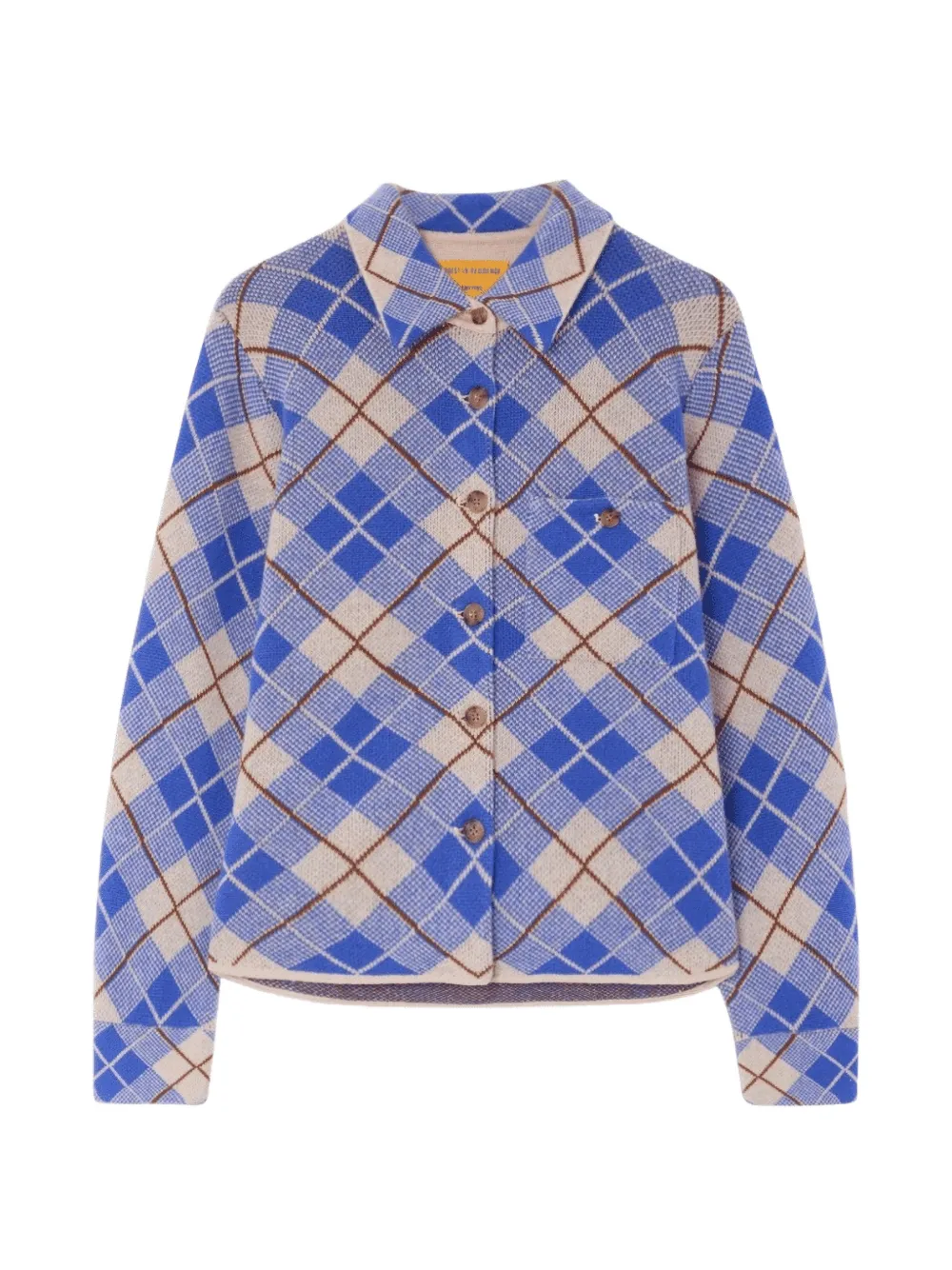 Guest In Residence The Dylan plaid-pattern shirt - Blu