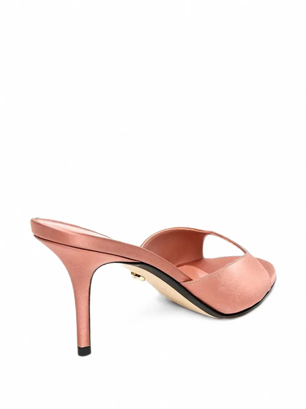 Alevì Luana Xtal crystal-embellished silk sandal Roze