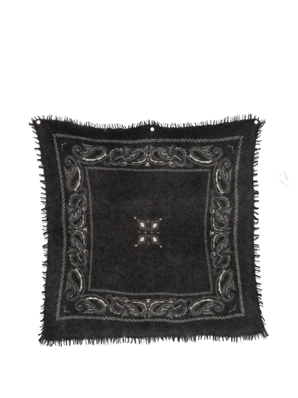 Liska Feli paisley-print fringed scarf