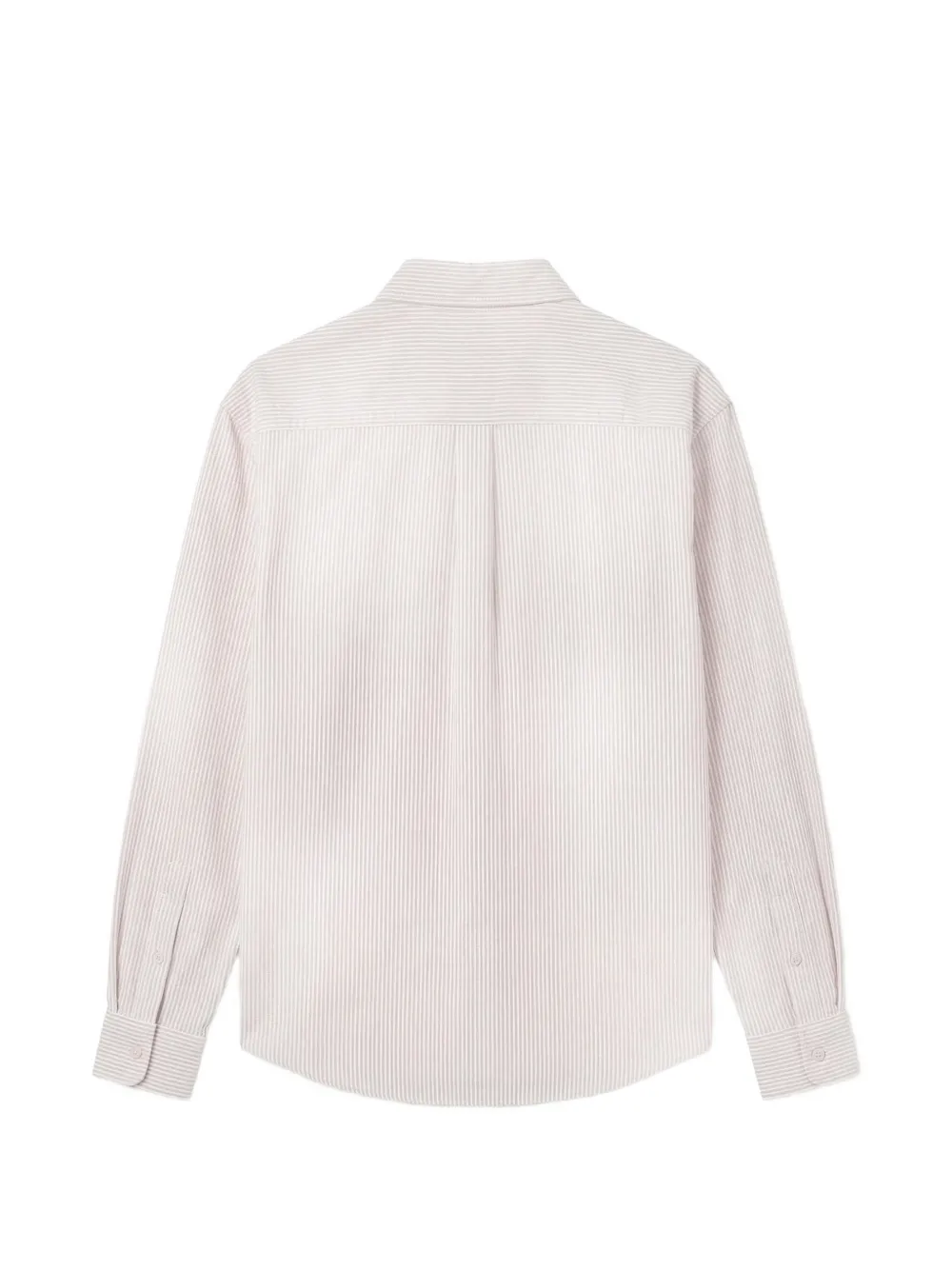 Bram s Fruit vertical-stripe button-down shirt Beige