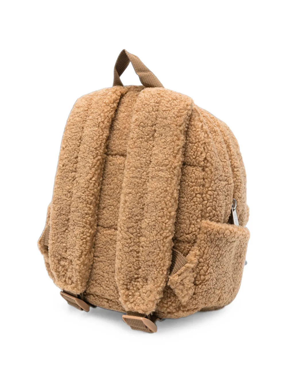 Moschino Kids Teddy Bear faux-shearling backpack Bruin
