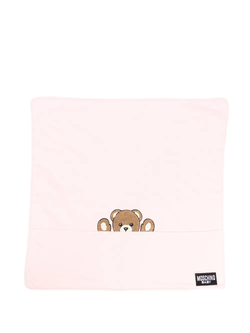 Moschino Kids Teddy Bear blanket - Rosa