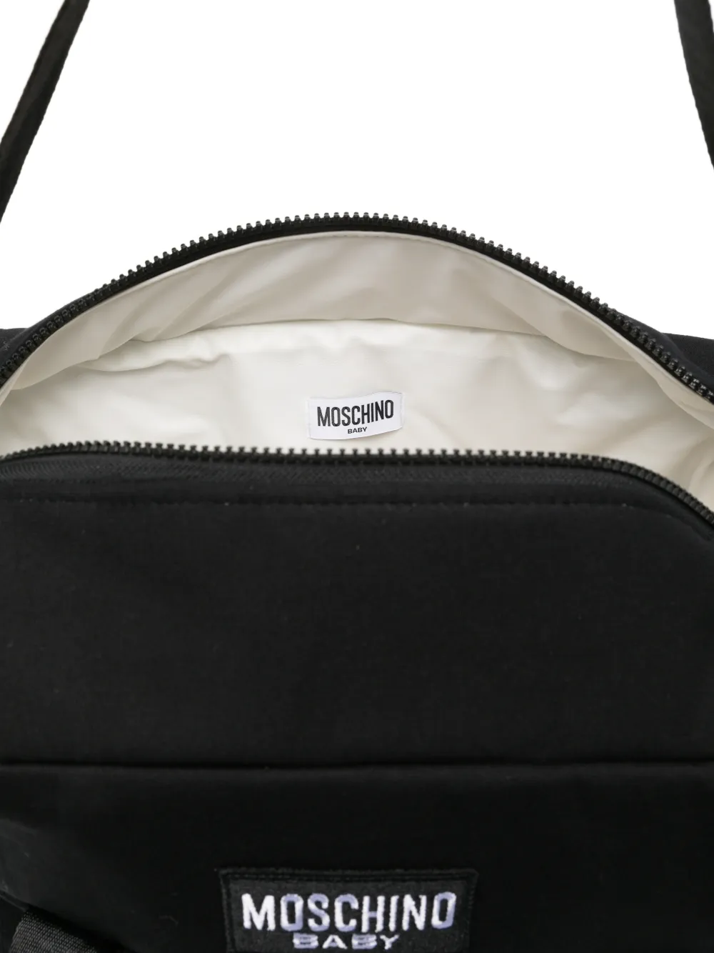 Moschino Kids Teddy Bear changing bag Zwart