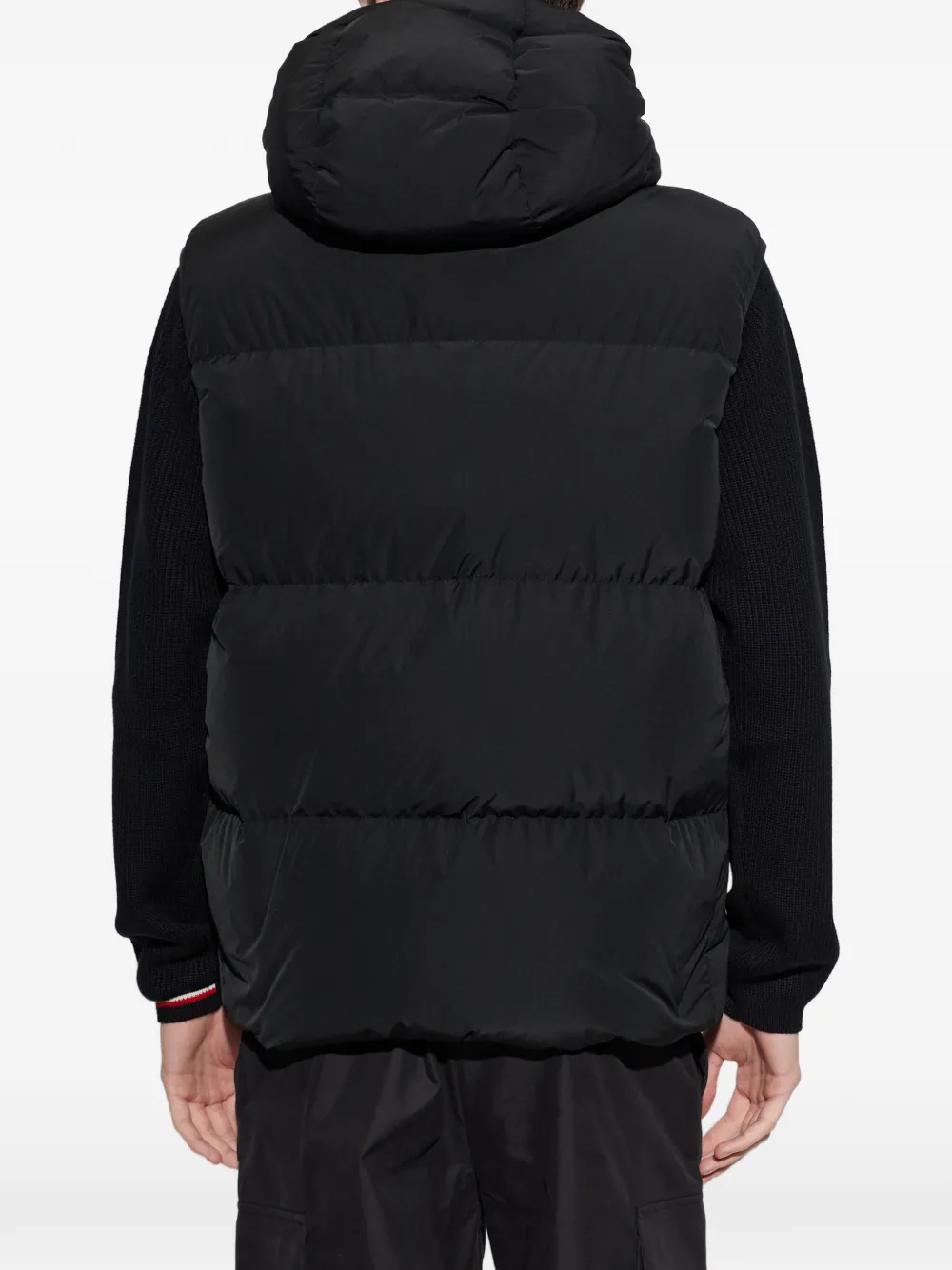Moncler Aeclaire bodywarmer met logo-print Zwart