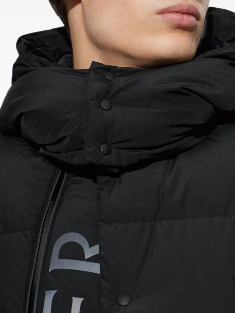 Moncler Aeclaire bodywarmer met logo-print Zwart