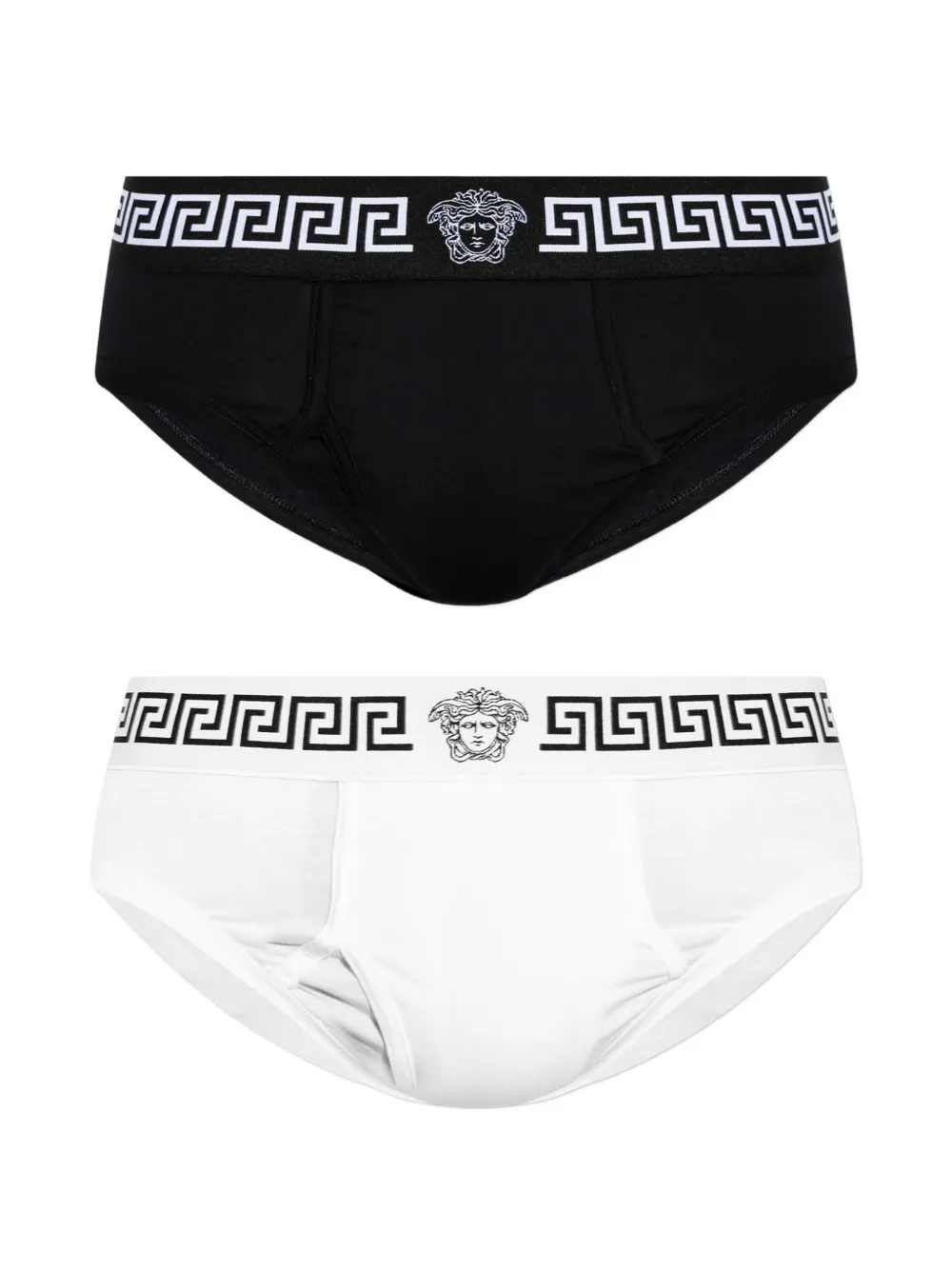 Versace Greca Medusa-head briefs (set of two) - Nero