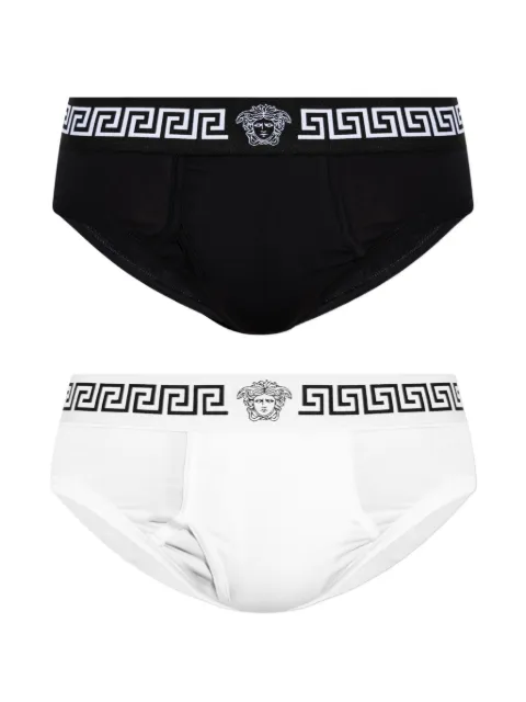 Versace Greca Medusa-head briefs (set of two)